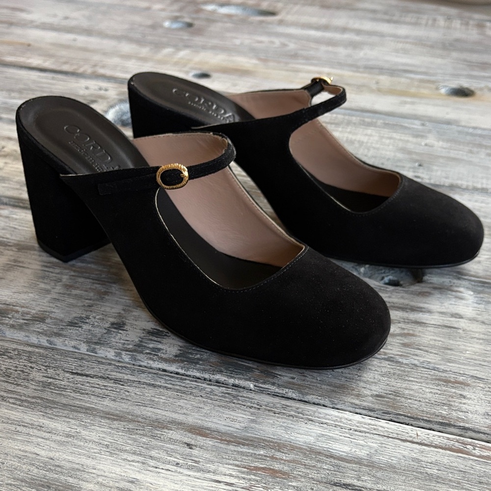 NWT and box, made in Italy Cordani Shayna black shoes, US sz 10.5/11, EUsize 41.